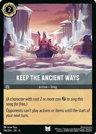 Keep the Ancient Ways (11-196) (Cold Foil)