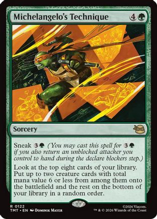 Michelangelo's Technique (TMT-122) (Foil)