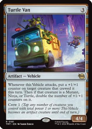 Turtle Van (TMT-181) (Foil)