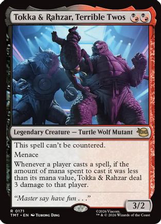 Tokka & Rahzar, Terrible Twos (TMT-171) (Foil)