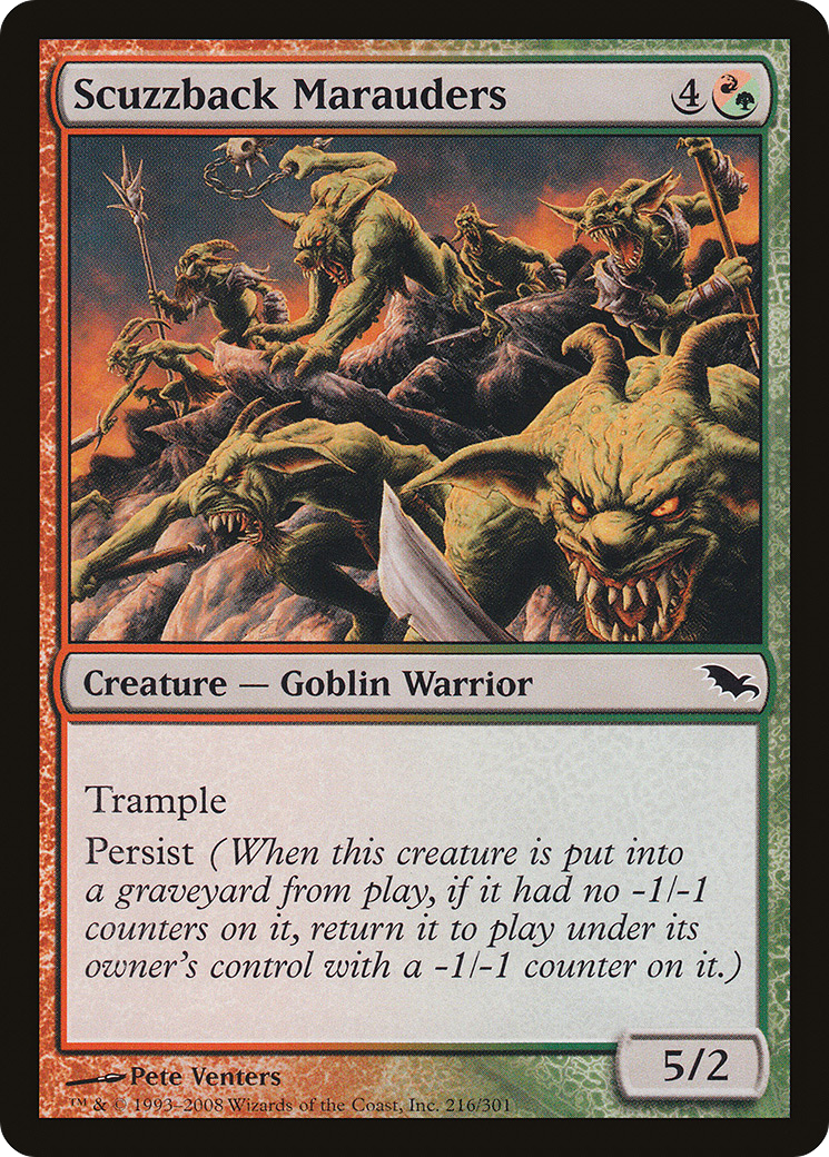 Scuzzback Marauders (SHM-216) (Foil)