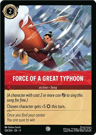 Force of a Great Typhoon (11-128) (Cold Foil)