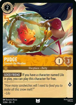 Pudge - Controls the Weather (11-003) (Cold Foil)