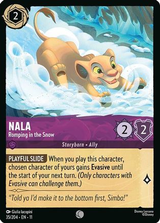 Nala - Romping in the Snow (11-035)