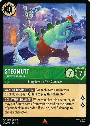 Stegmutt - Clumsy Dinosaur (11-079) (Cold Foil)