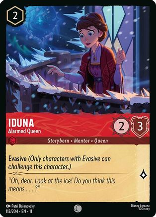 Iduna - Alarmed Queen (11-113) (Cold Foil)