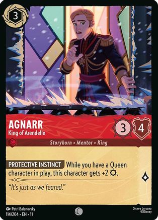 Agnarr - King of Arendelle (11-114) (Cold Foil)