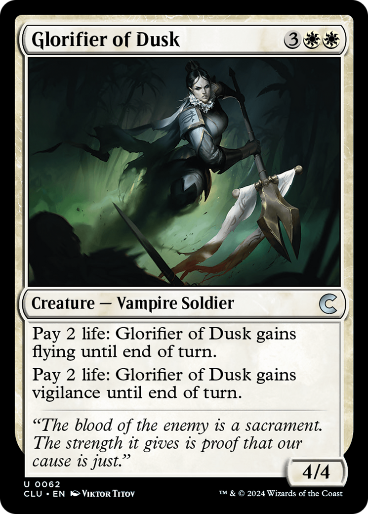 Glorifier of Dusk (CLU-062)