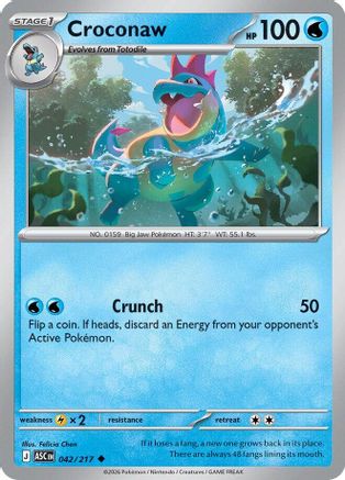 Croconaw (ASC-042) (Reverse Holofoil)