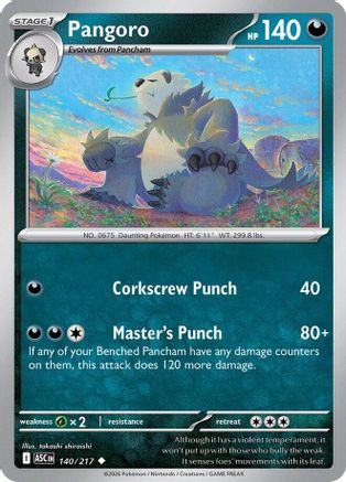 Pangoro (ASC-140) (Reverse Holofoil)