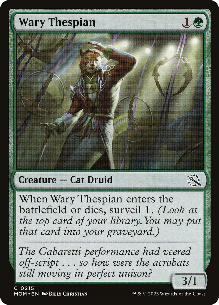 Wary Thespian (MOM-215) (Foil)