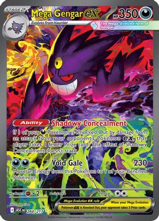 Mega Gengar ex (ASC-284) (Holofoil)