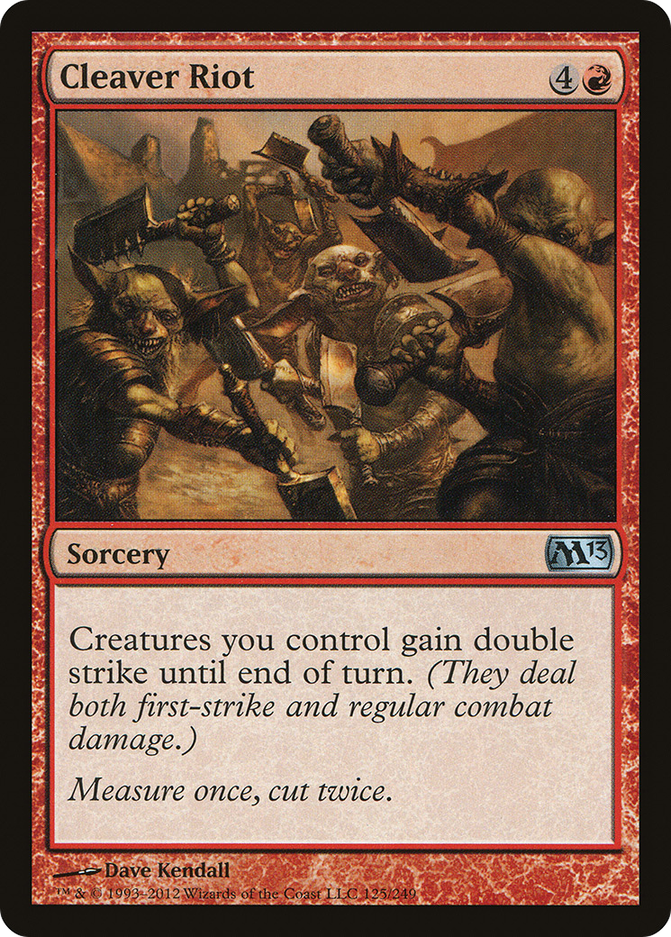 Cleaver Riot (M13-125) (Foil)