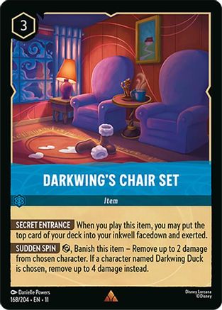Darkwing's Chair Set (11-168)