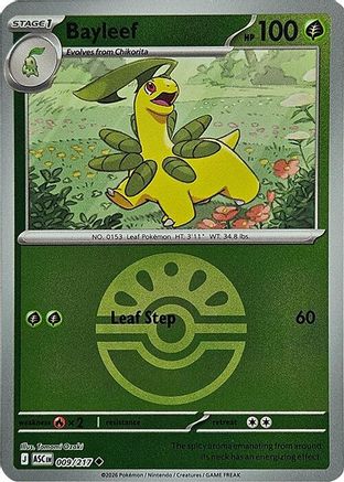 Bayleef (Friend Ball) (ASC-009) (Reverse Holofoil)