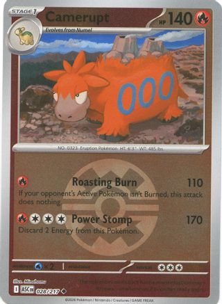 Camerupt (Quick Ball) (ASC-028) (Reverse Holofoil)