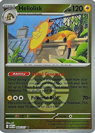 Heliolisk (Quick Ball) (ASC-064) (Reverse Holofoil)