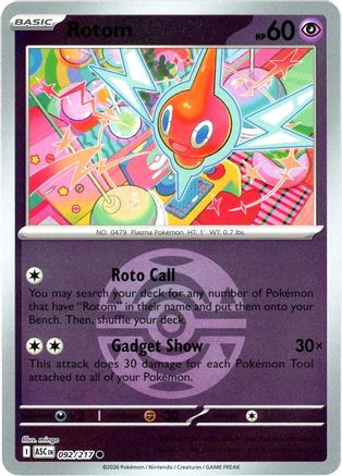 Rotom (Dusk Ball) (ASC-092) (Reverse Holofoil)