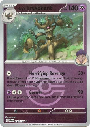 Hop's Trevenant (Poke Ball) (ASC-096) (Reverse Holofoil)