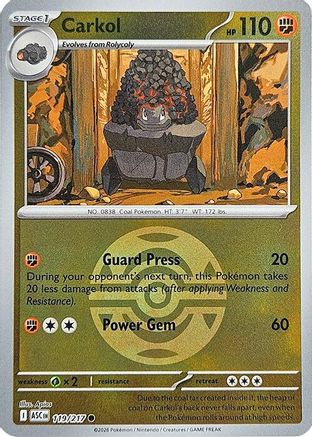 Carkol (Dusk Ball) (ASC-119) (Reverse Holofoil)