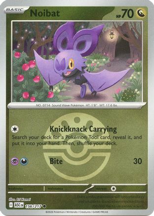 Noibat (Friend Ball) (ASC-156) (Reverse Holofoil)