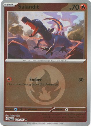 Salandit (Energy Symbol Pattern) (ASC-034) (Reverse Holofoil)