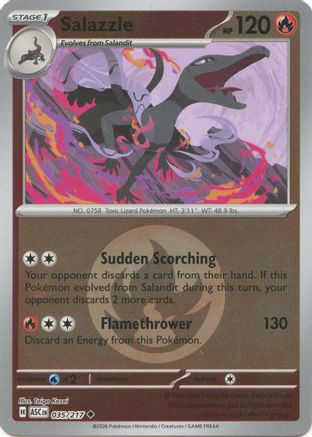 Salazzle (Energy Symbol Pattern) (ASC-035) (Reverse Holofoil)
