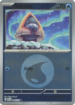 Snorunt (Energy Symbol Pattern) (ASC-046) (Reverse Holofoil)
