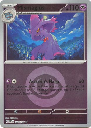 Mismagius (Energy Symbol Pattern) (ASC-086) (Reverse Holofoil)