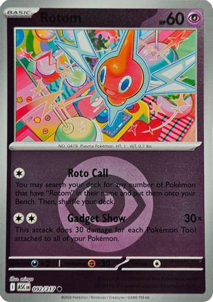 Rotom (Energy Symbol Pattern) (ASC-092) (Reverse Holofoil)