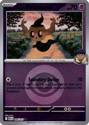 Hop's Phantump (Energy Symbol Pattern) (ASC-095) (Reverse Holofoil)