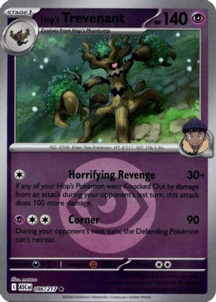 Hop's Trevenant (Energy Symbol Pattern) (ASC-096) (Reverse Holofoil)