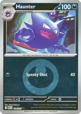 Haunter (Energy Symbol Pattern) (ASC-124) (Reverse Holofoil)