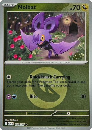 Noibat (Energy Symbol Pattern) (ASC-156) (Reverse Holofoil)