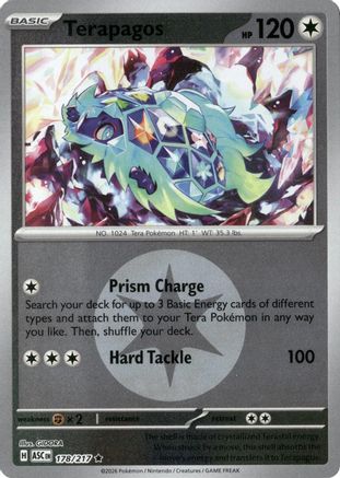 Terapagos (Energy Symbol Pattern) (ASC-178) (Reverse Holofoil)