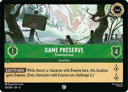 Game Preserve - Protected Land (11-102) (Cold Foil)