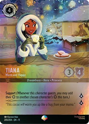 Tiana - Warm and Happy (Epic) (11-205) (Holofoil)