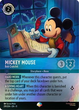 Mickey Mouse - Bob Cratchit (Epic) (11-219) (Holofoil)