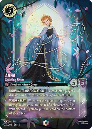 Anna - Soothing Sister (Enchanted) (11-227) (Holofoil)