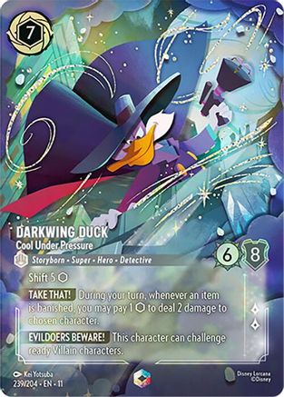 Darkwing Duck - Cool Under Pressure (Enchanted) (11-239) (Holofoil)