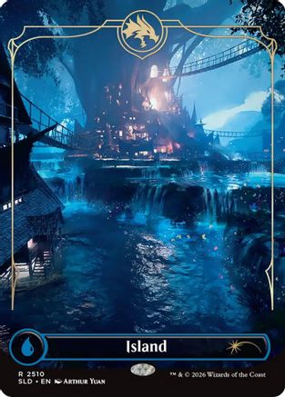 Island (2510) (SLD-2510) (Full Art) (Foil)