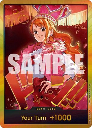 DON!! Card (Nami) (Gold) (EB-03) (Foil)