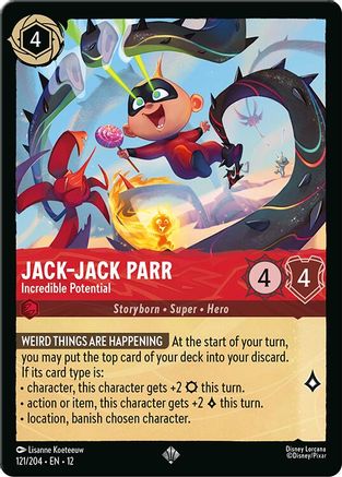 Jack-Jack Parr - Incredible Potential (12-121) (Cold Foil)