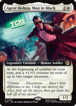 Agent Bishop, Man in Black (Extended Art) (TMT-258)
