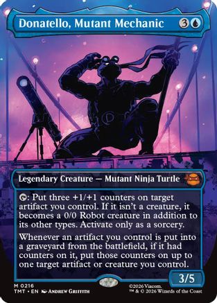 Donatello, Mutant Mechanic (Borderless) (TMT-216) (Foil)