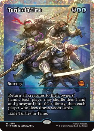 Turtles in Time (Showcase) (Fracture Foil) (TMT-294)
