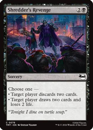 Shredder's Revenge (TMT-076) (Foil)