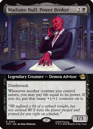 Madame Null, Power Broker (Extended Art) (TMT-265) (Foil)