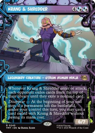 Krang & Shredder (Showcase) (TMT-245) (Foil)
