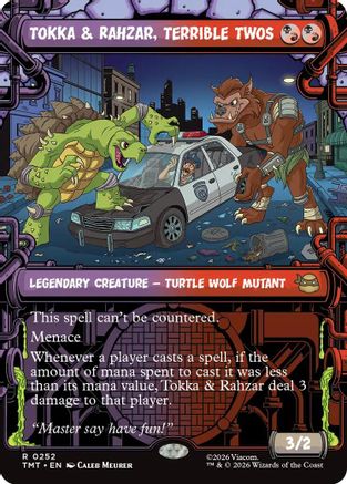 Tokka & Rahzar, Terrible Twos (Showcase) (TMT-252) (Foil)